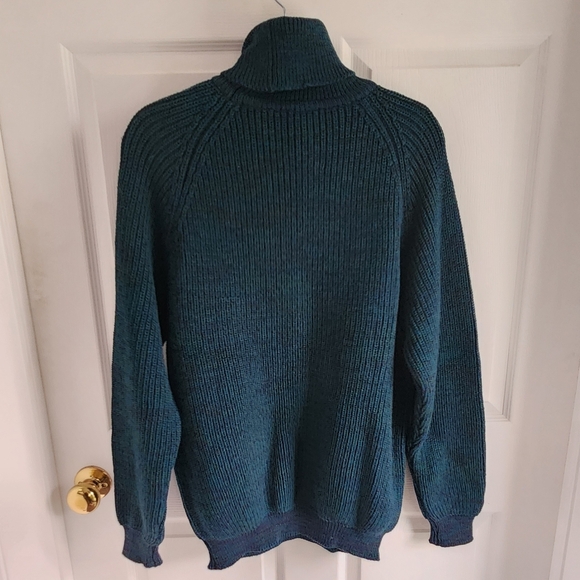 Men's 90% Wool 10% Nylon Triton Turtleneck Pullover Size Large Made in Poland 🇵 - Picture 2 of 10
